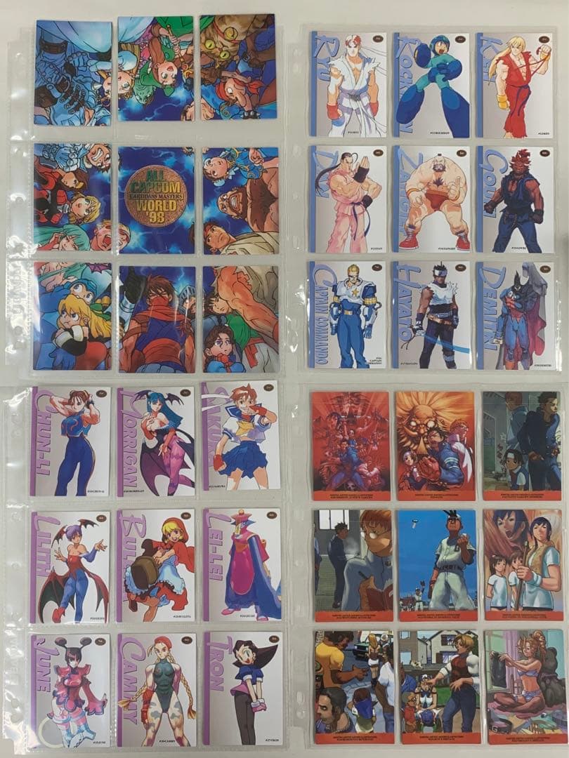 カードダスマスターズ　ALL CAPCOM WORLD 98 コンプリートセット 楽天市場】【中古】[354枚セット] カードダスマスターズ ALL CAPCOM