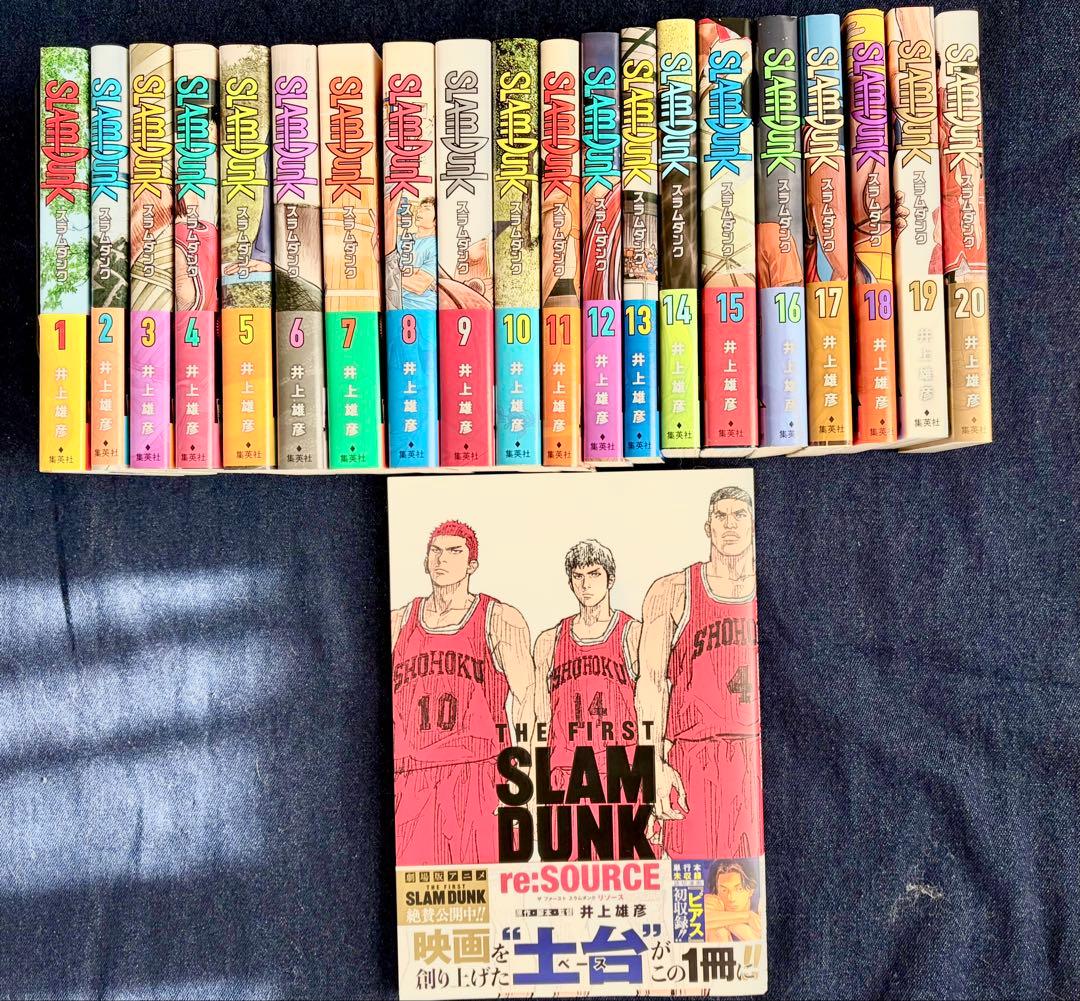 【全巻帯付】スラムダンク 新装版 全巻+ α スラムダンク【新装再編版全20巻】 全巻帯あり 美品 - メルカリ