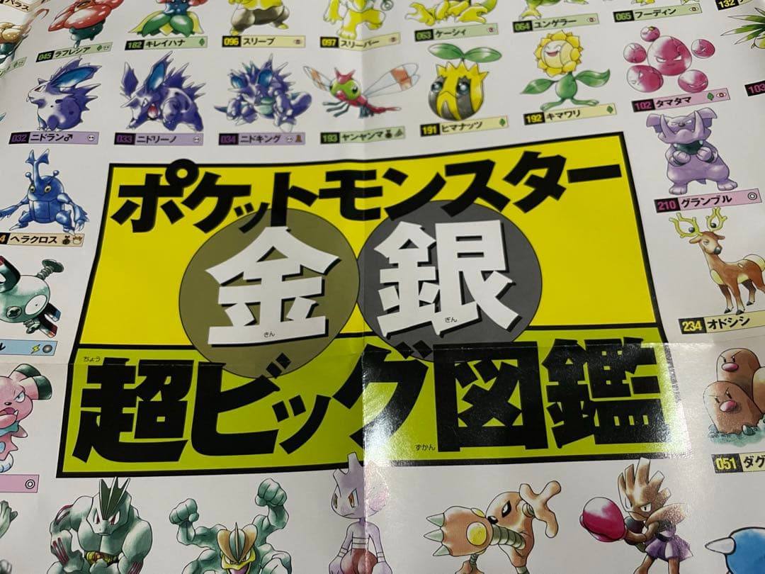 ポケットモンスター 金銀 超ビッグ図鑑 - メルカリ