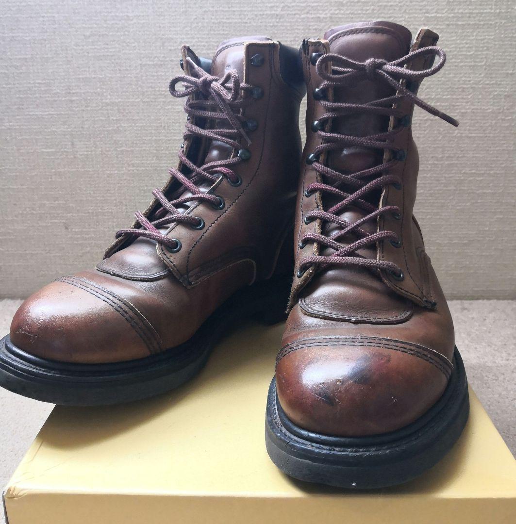 レッドウィング　90'sワークブーツ 刺繍羽根タグ size8D REDWING COLUMN NO.95 レッドウィング 刺繍羽タグ 前期・後期 - 赤い羽BLOG