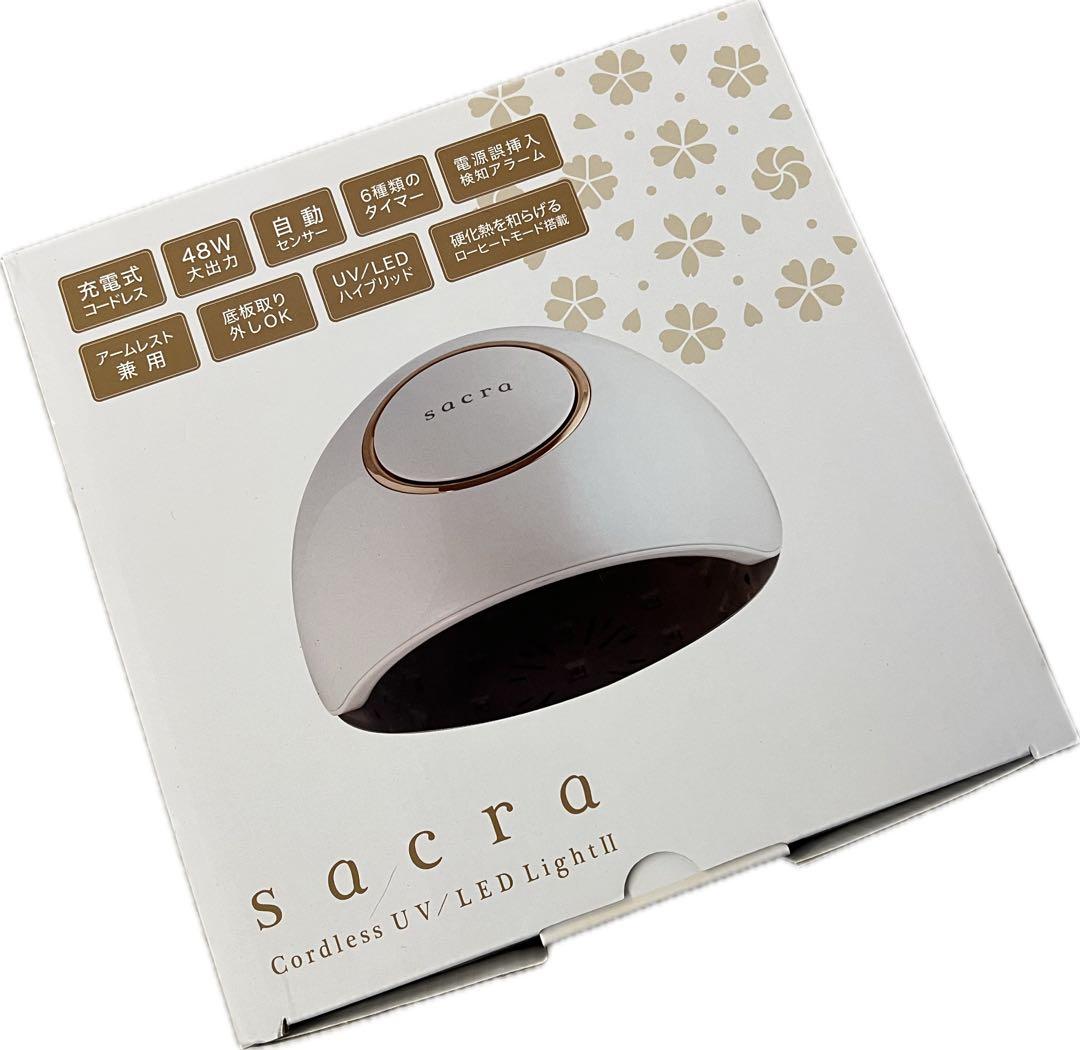 sacra コードレスUV/LEDライト 48W sacra サクラ ジェルネイル コードレス UV/LEDライトlll 48W 充電式