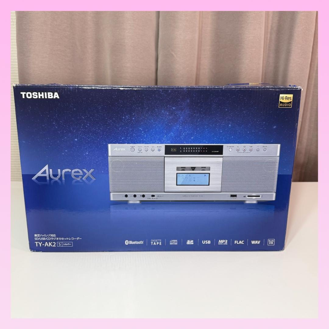 【未使用に近い】TOSHIBA CDラジカセ Aurex TY-AK2 東芝、Bluetooth送信対応ハイレゾCDラジカセ。完全ワイヤレスも - AV Watch