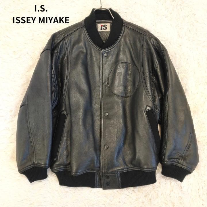 超希少】80s ISSEY MIYAKE”I.S”レザーボンバージャケット 9