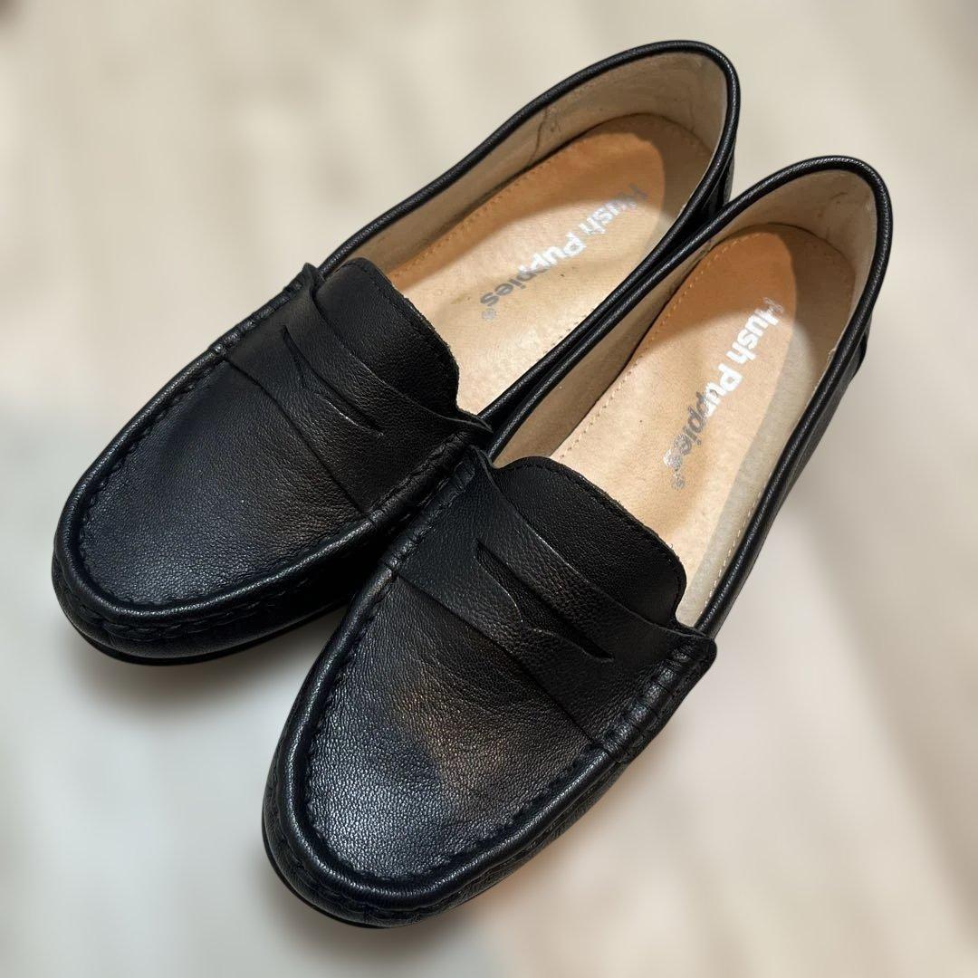 ハッシュパピー　ローファー　パンプス　黒 ハッシュパピー（Hush Puppies） 爆買 ローファー レディース