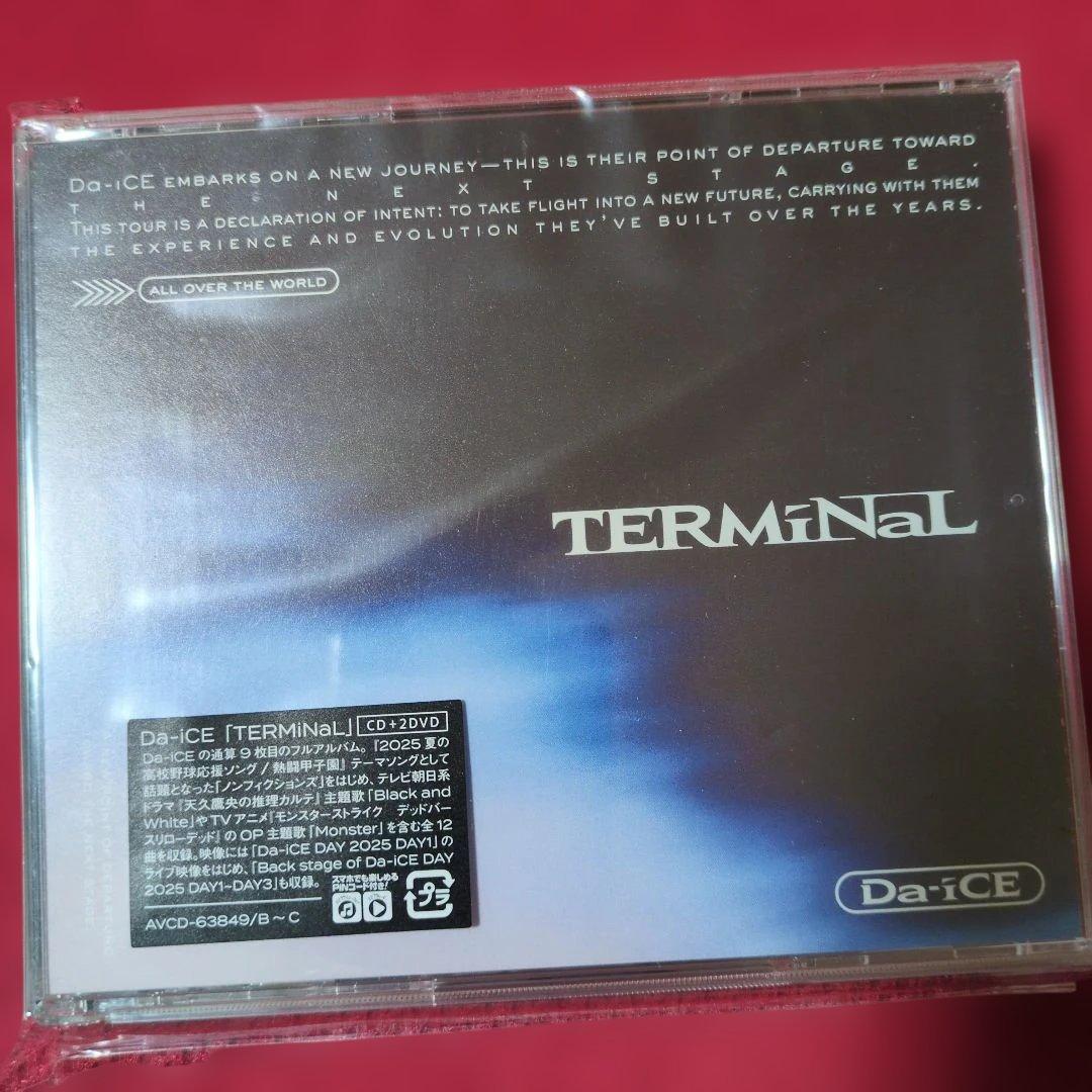 TERMiNaL Da-iCE 9th フルアルバム　CD + 2DVD 未開封 TERMiNaL (CD+2DVD) : Da-iCE | HMV&BOOKS online - AVCD-63849