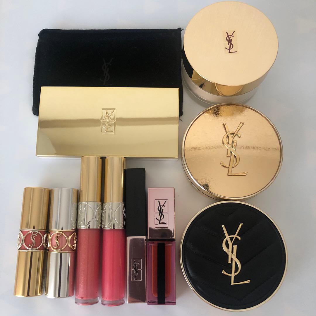 YSL リップ パウダー クッションファンデケース コスメセット ZOZO限定】YSL リップ＆UV下地セット（コスメキット/ギフトセット