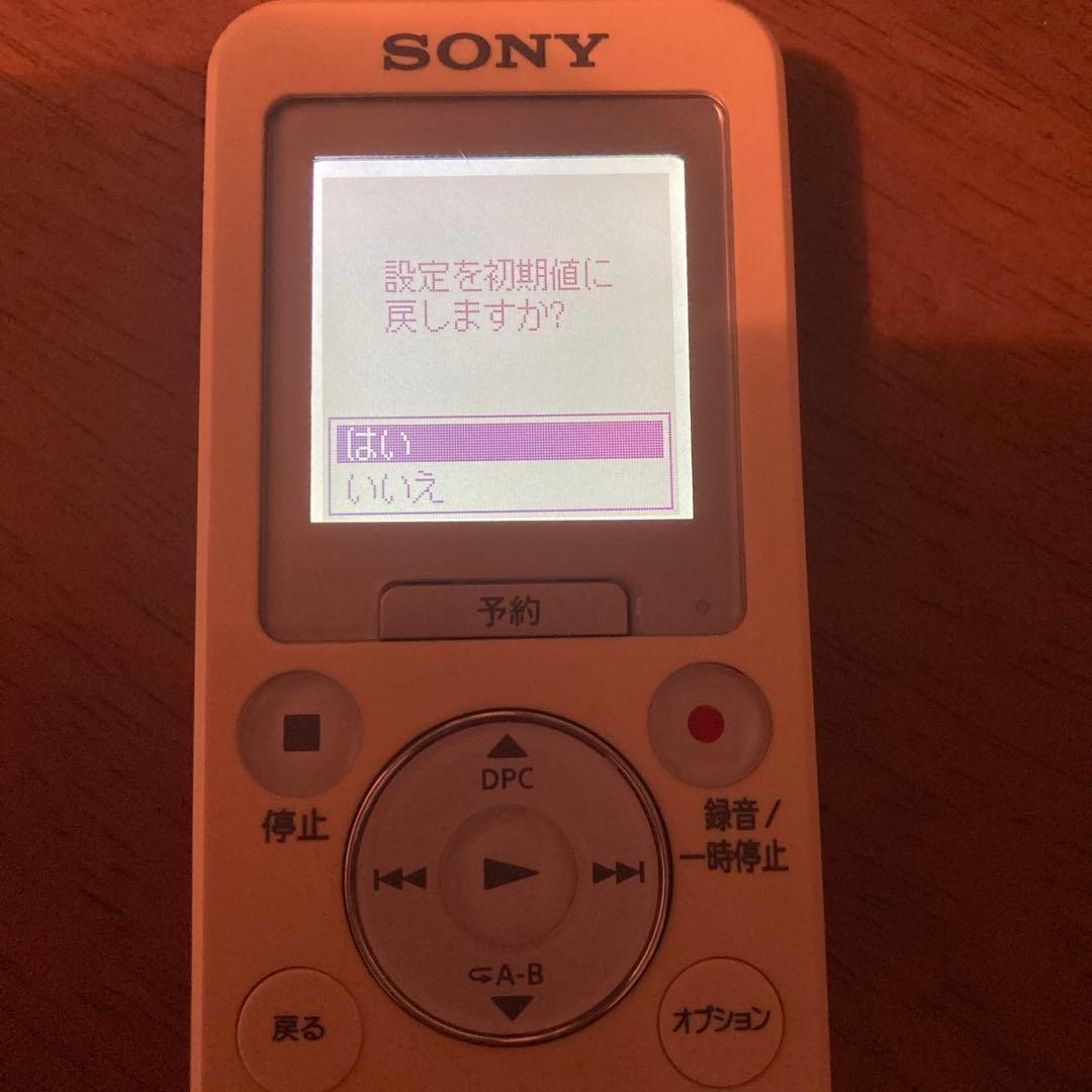 中古品　SONY ポータブルラジオレコーダー ICZ -R100 ICレコーダー