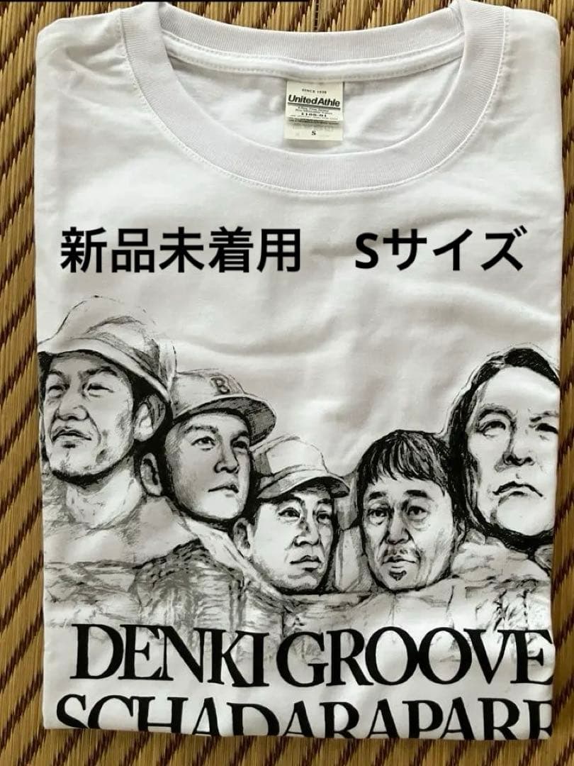 電気グルーヴ スチャダラパー　TシャツSサイズ　チャンピオンカーニバル 電気グルーヴ×スチャダラパーのグッズ。 まさか2025年に新デザインが
