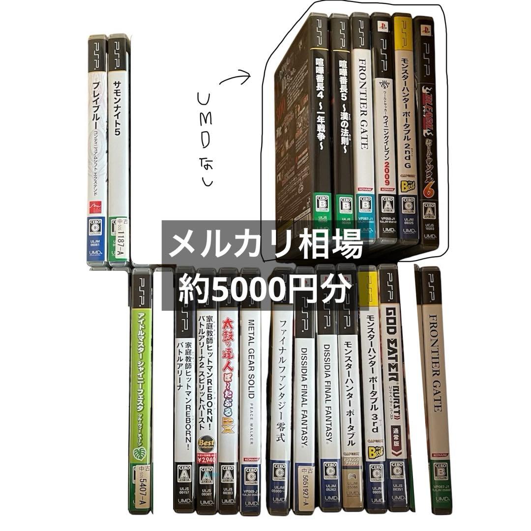 PSPソフト(ジャンク)24本 まとめ売り - メルカリ