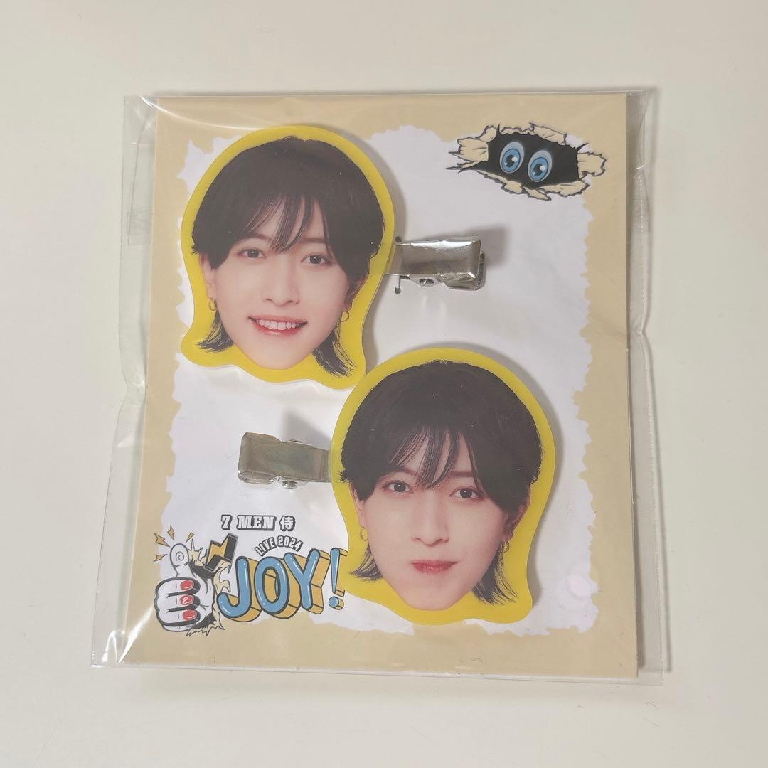 ジャニーズJr. 7 MEN 侍 中村嶺亜 andJOY! ヘアクリップ - メルカリ