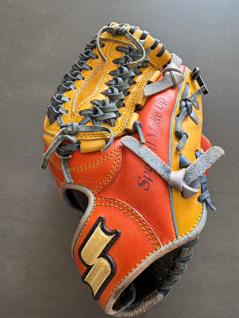 硬式野球グローブ 内野手用オレンジ イエロー Mizuno ミズノ 野球グローブ グラブ 硬式用ミズノプロClassic限定