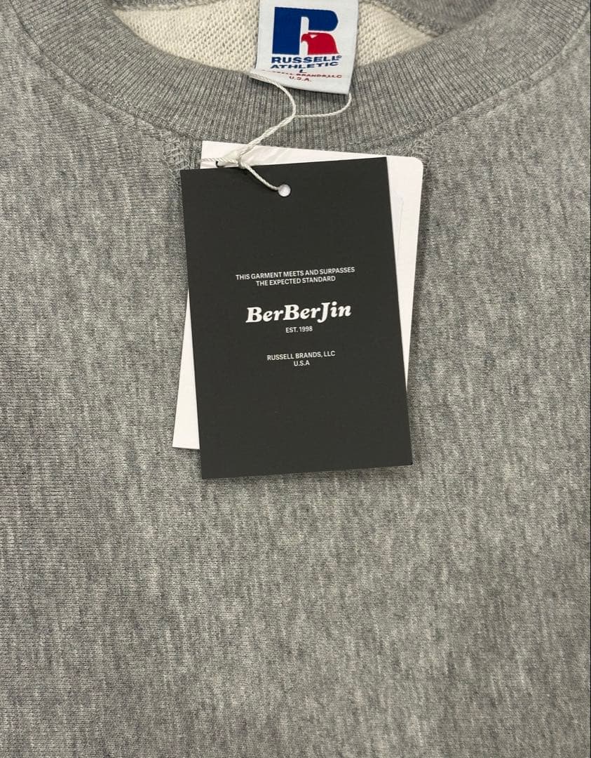 即完売 BerBerJin × RUSSELL スエットクルーネック ポケット付 - メルカリ