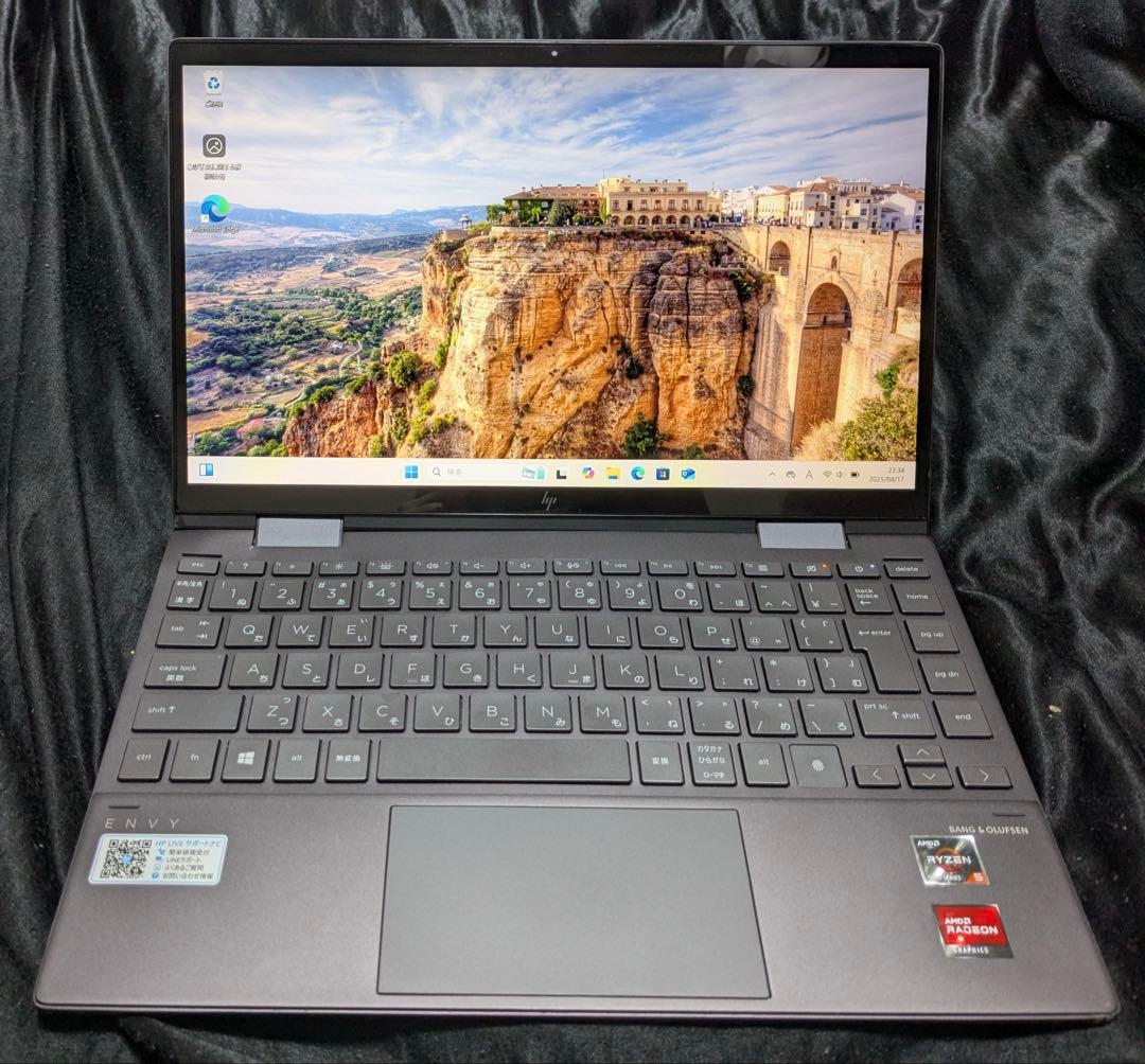 HP envy ×360 RYZEN 5600u 8gb 256gb HP ENVY x360 Touchscreen 2-in-1 Laptop, 15.6