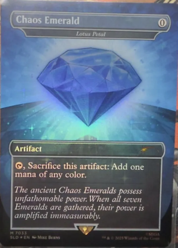 Chaos Emerald - Lotus Petal (7033) • Secret Lair Series (SLD) #7033