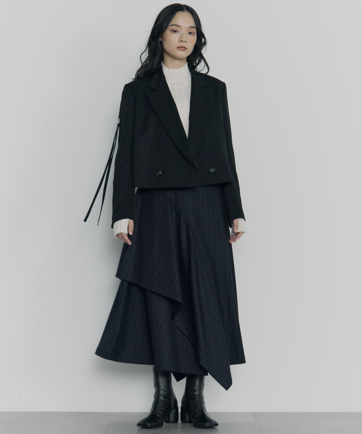 別注 ZIP SHORT JACKET(2 BLACK): UJOH: WOMENS｜ STUDIOUS ONLINE公式